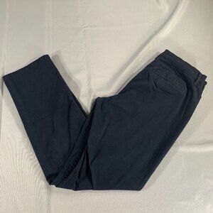 Gloria Vanderbilt Amanda Trousers Womens 12 Black Stretch Straight Leg Pants